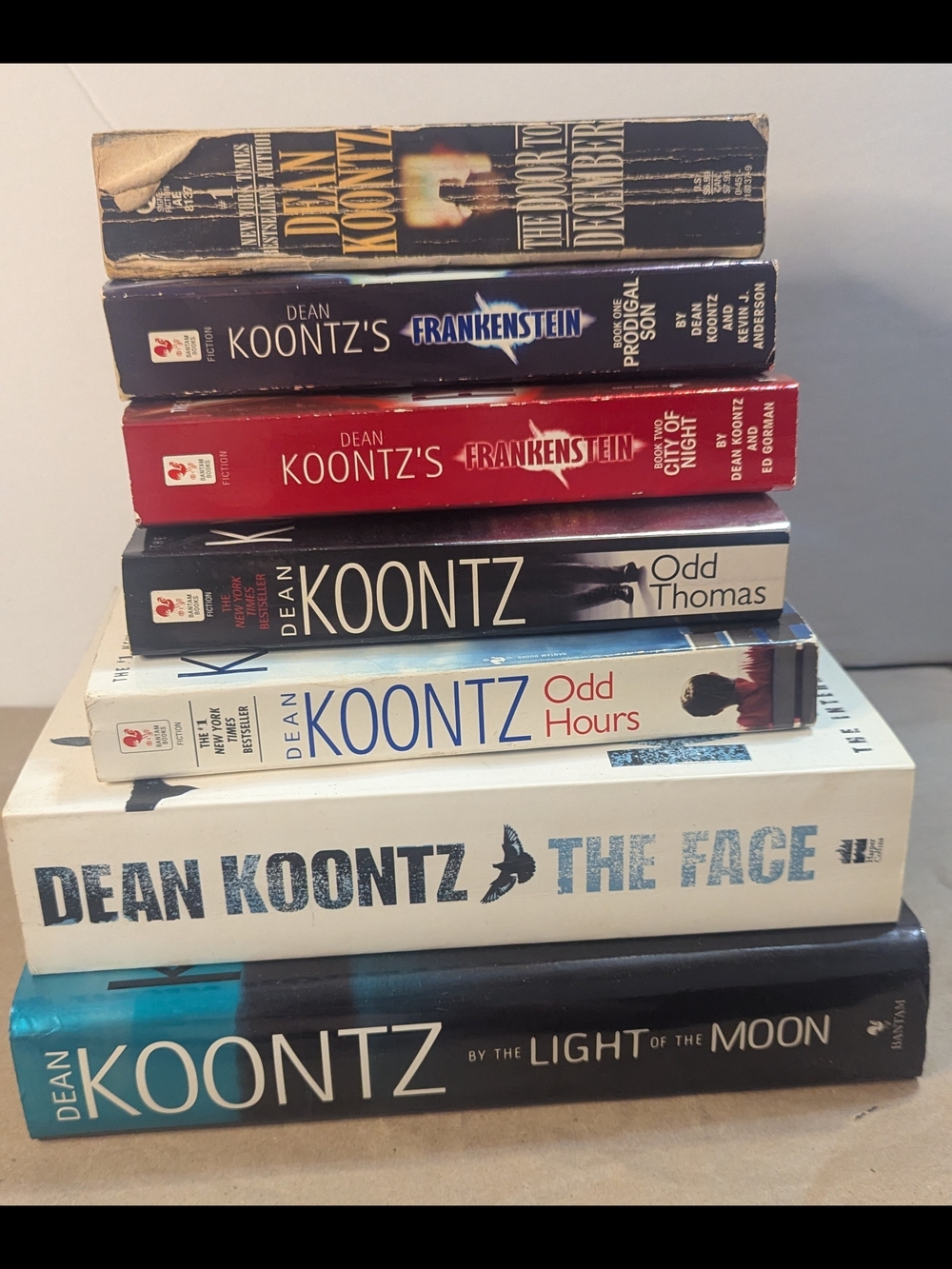 Vintage Dean Koontz Horror & Thriller Book Bundle – 7 Books